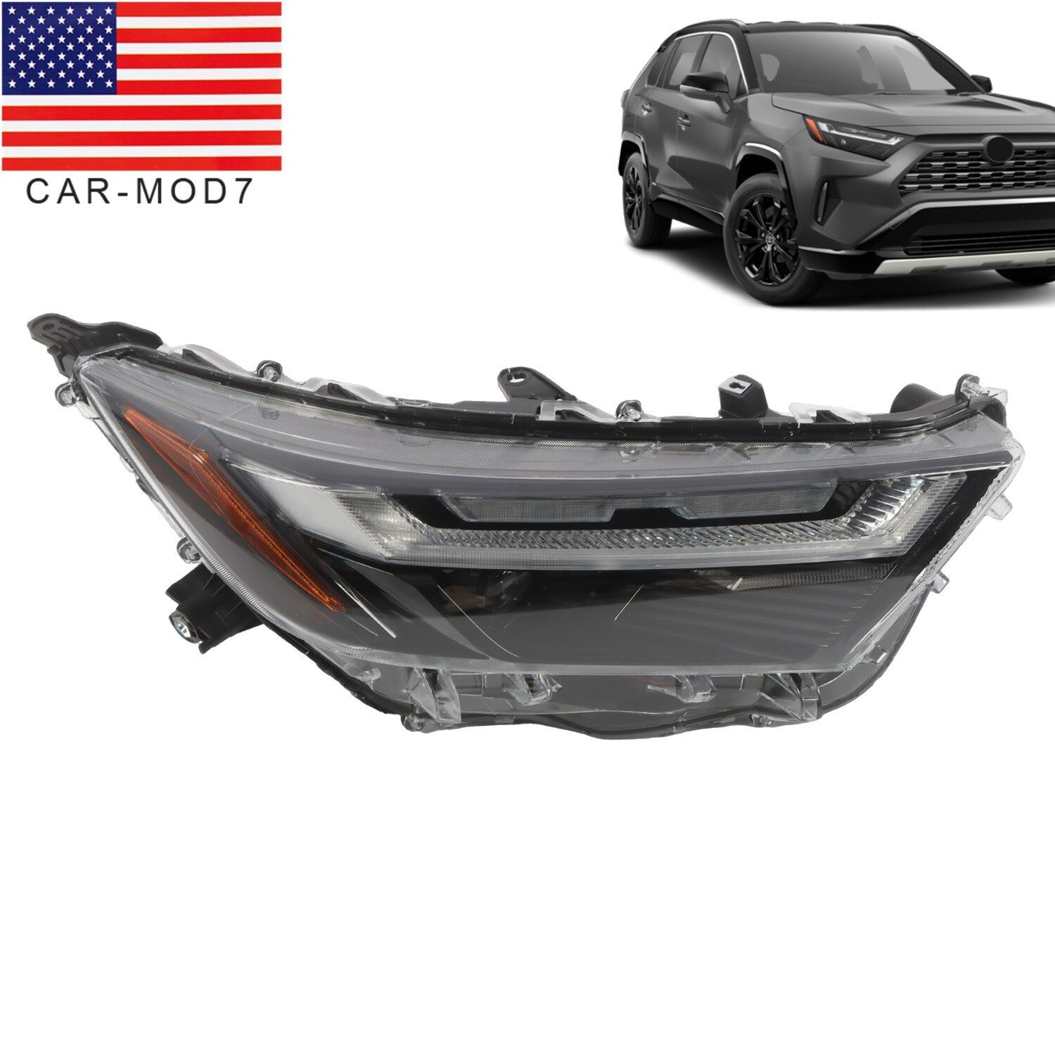 2022-2024 Toyota RAV4 Full LED Headlight Assembly Passenger Side
