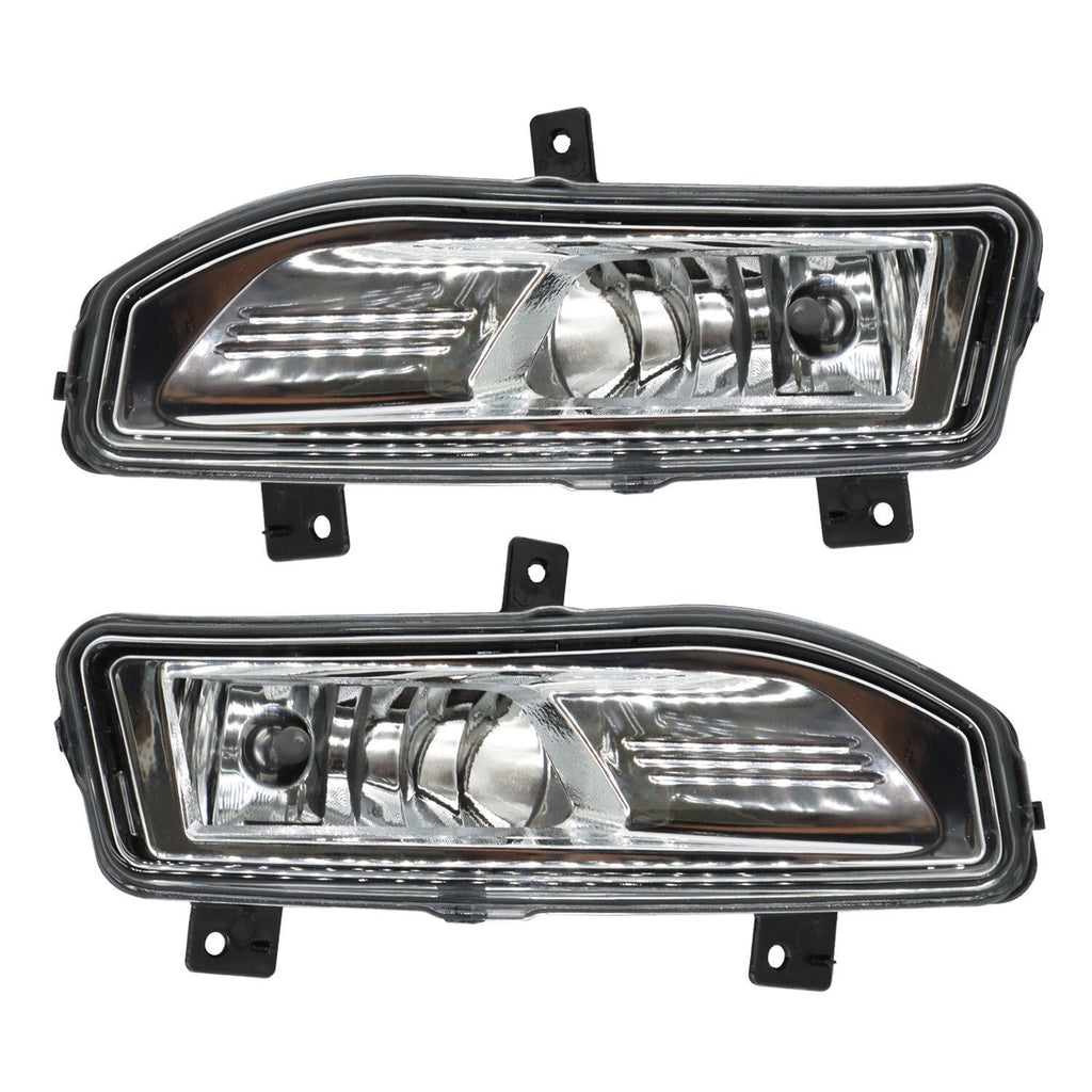 2022-2024 Nissan Frontier Front Clear Fog Light Bumper Lamps Without Wiring