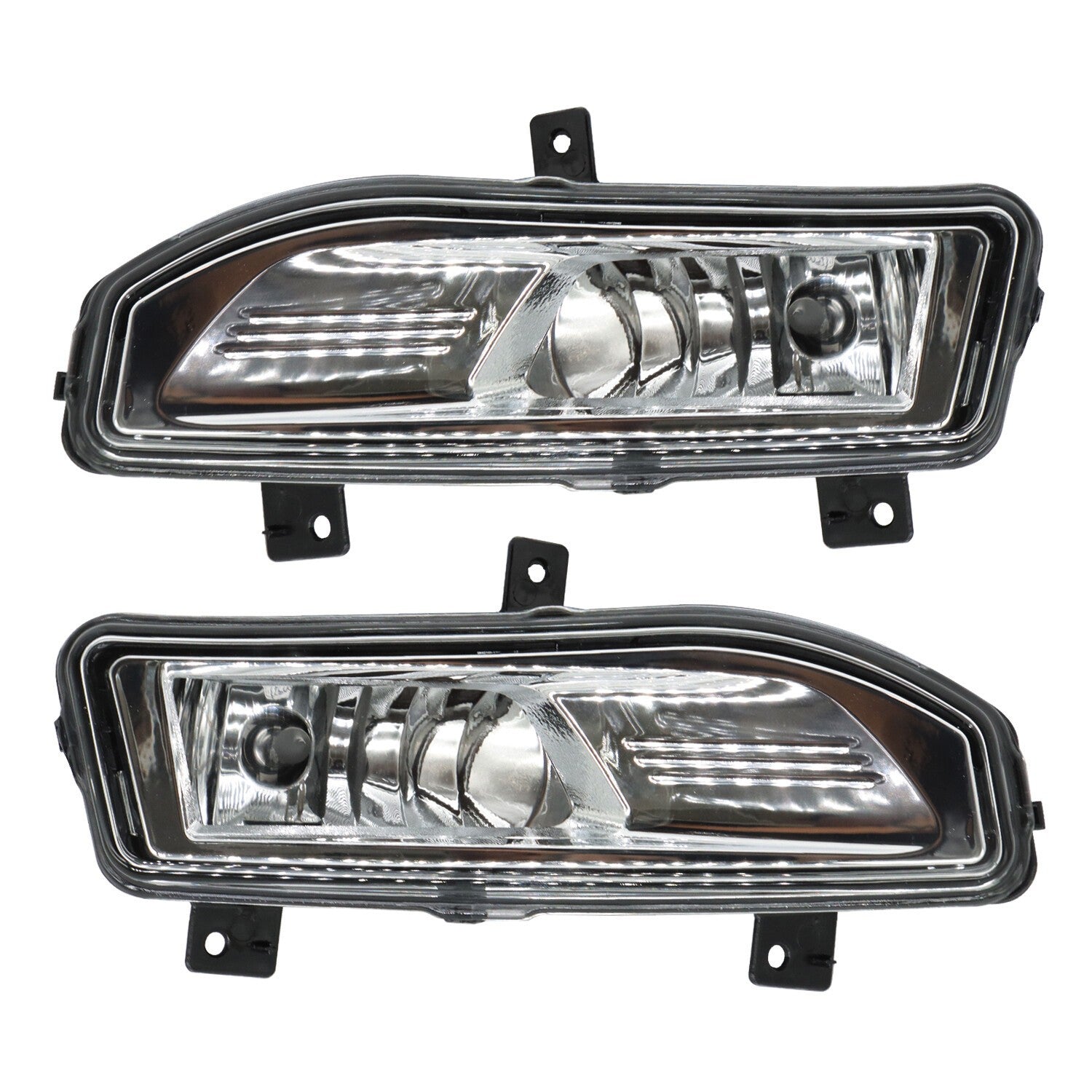 2022-2024 Nissan Frontier Front Clear Fog Light Bumper Lamps Without Wiring