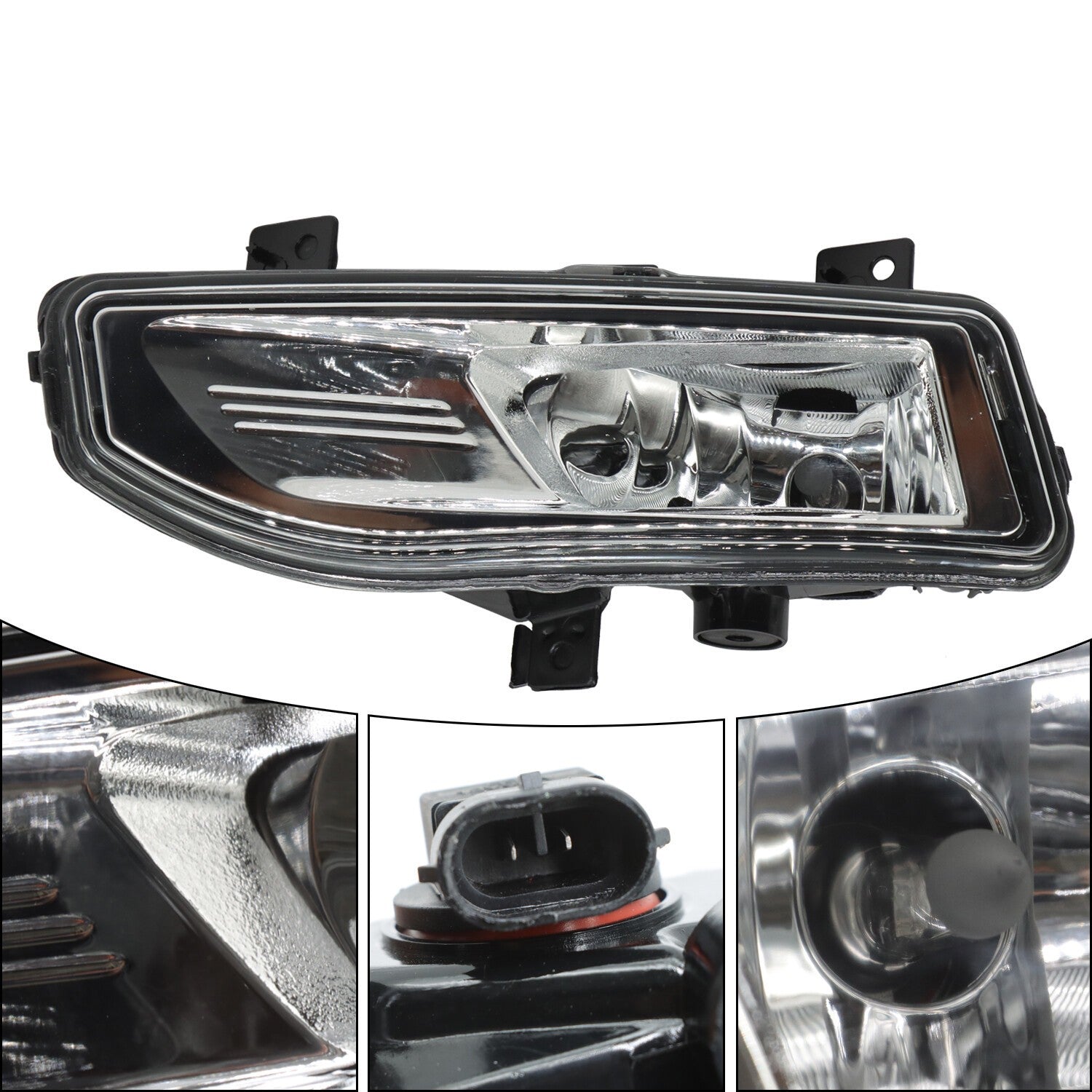 2022-2024 Nissan Frontier Front Clear Fog Light Bumper Lamps Without Wiring