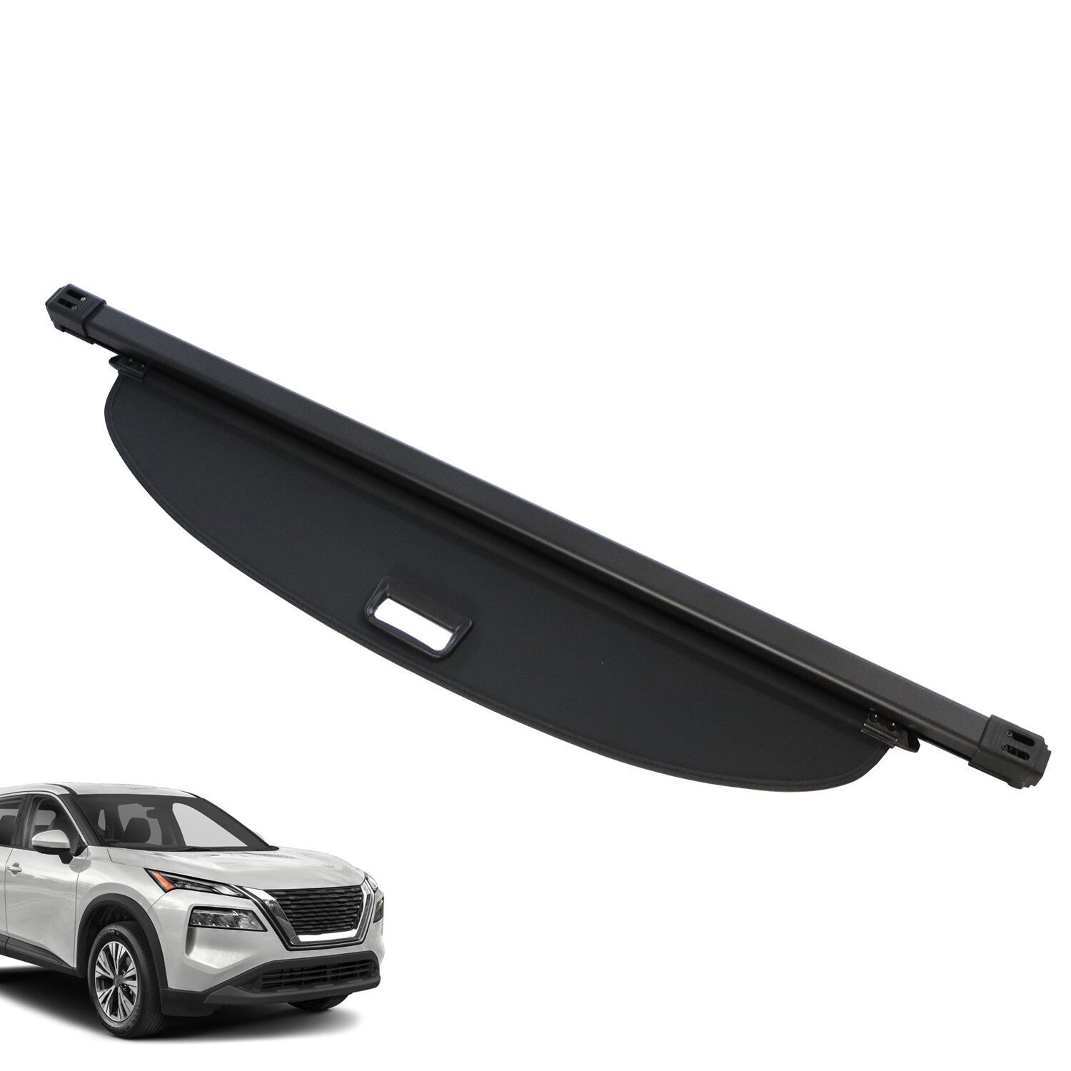 2021-2025 Nissan Rogue Rear Trunk Cargo Cover Retractable Luggage Shade