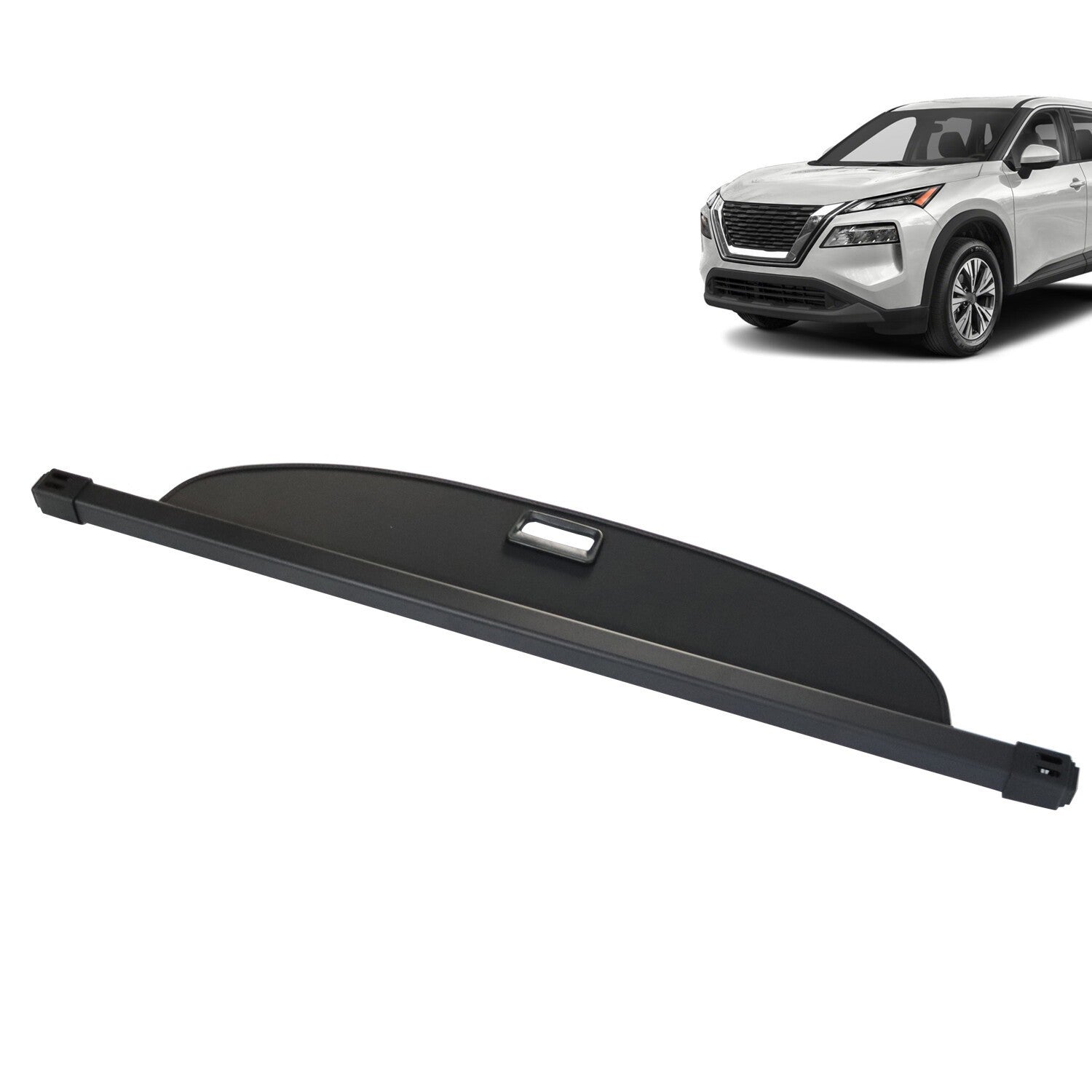 2021-2025 Nissan Rogue Rear Trunk Cargo Cover Retractable Luggage Shade