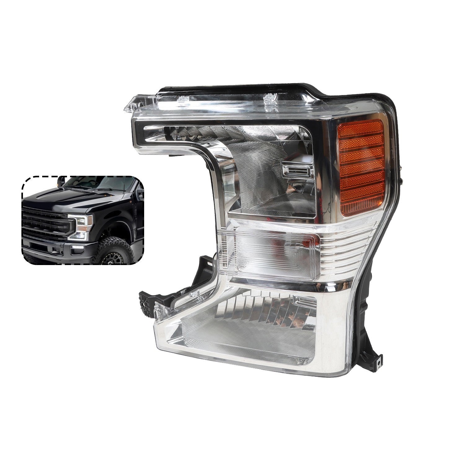 2020-2022 Ford F250 F350 Left Driver Side Halogen Headlight Replacement