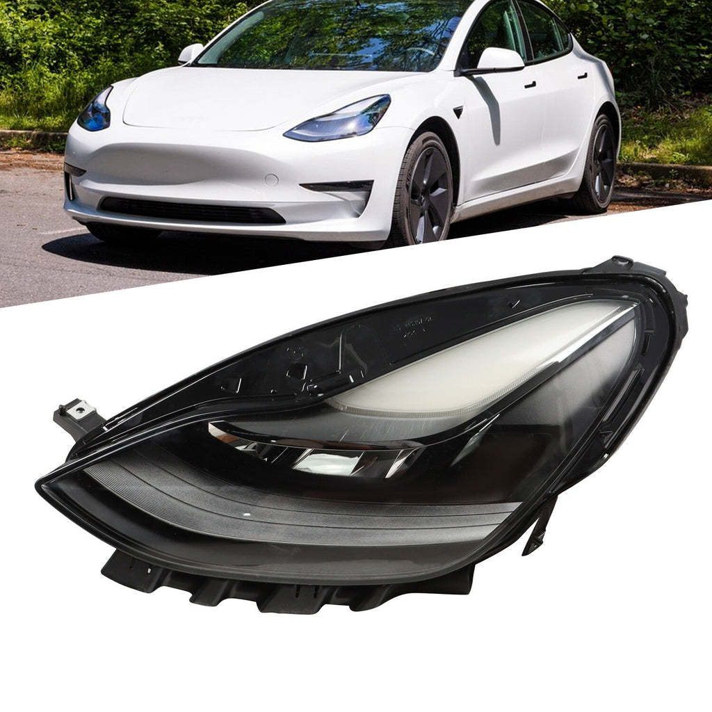 2021-2023 Tesla Model 3 Y Left Matrix LED Headlight Driver Side Replacement