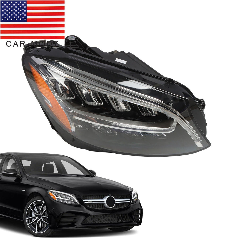 2019-2021 Mercedes-Benz C300 C43 W205 Right LED Headlight Passenger Side