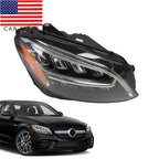 2019-2021 Mercedes-Benz C300 C43 W205 Right LED Headlight Passenger Side