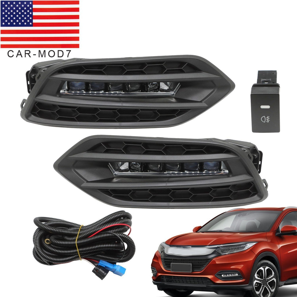 2019-2022 Honda HR-V LED Front Fog Lights Daytime Running Lamps