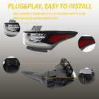 2018-2020 Chevy Traverse Right Outer LED Tail Light Redline Package