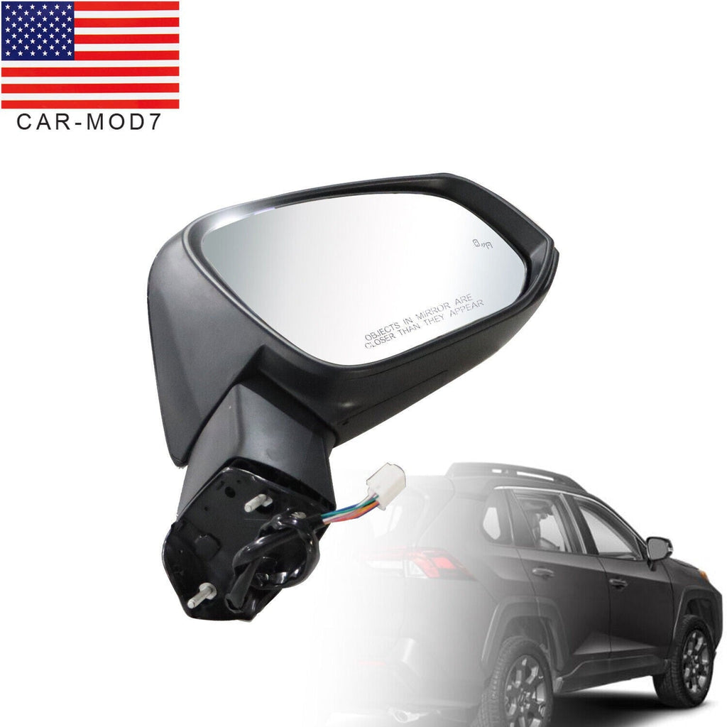 2019-2024 Toyota RAV4 Passenger Side Exterior Mirror Cap with BSD Signal