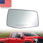 Heated Passenger Side Mirror Glass for 2019-2024 Sierra Silverado 1500-3500