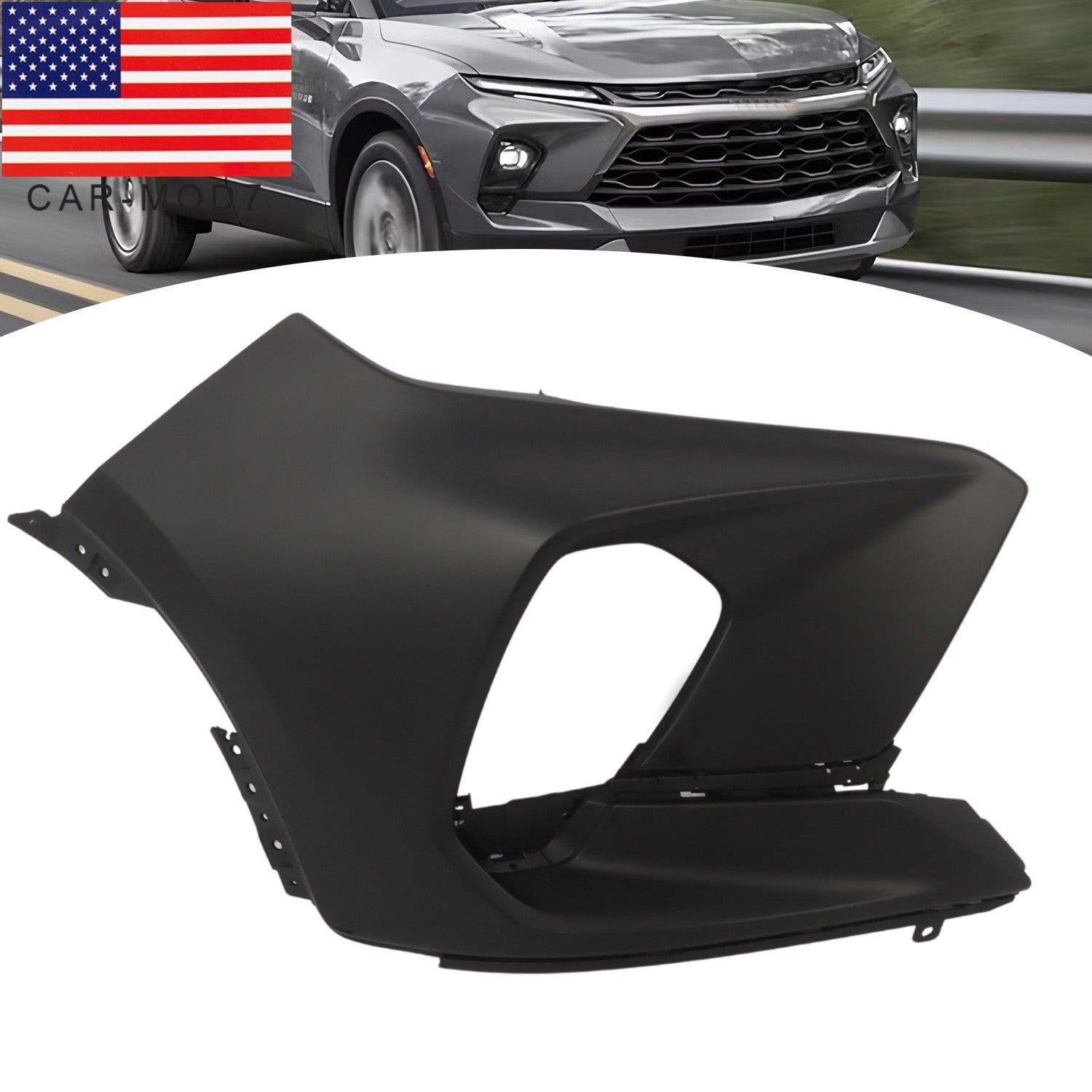 2023-2025 Chevy Blazer Front Passenger Bumper Side Cover RH 42755333