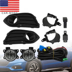 2019-2022 Honda HR-V Halogen Front Bumper Fog Lights with Bulbs & Switch