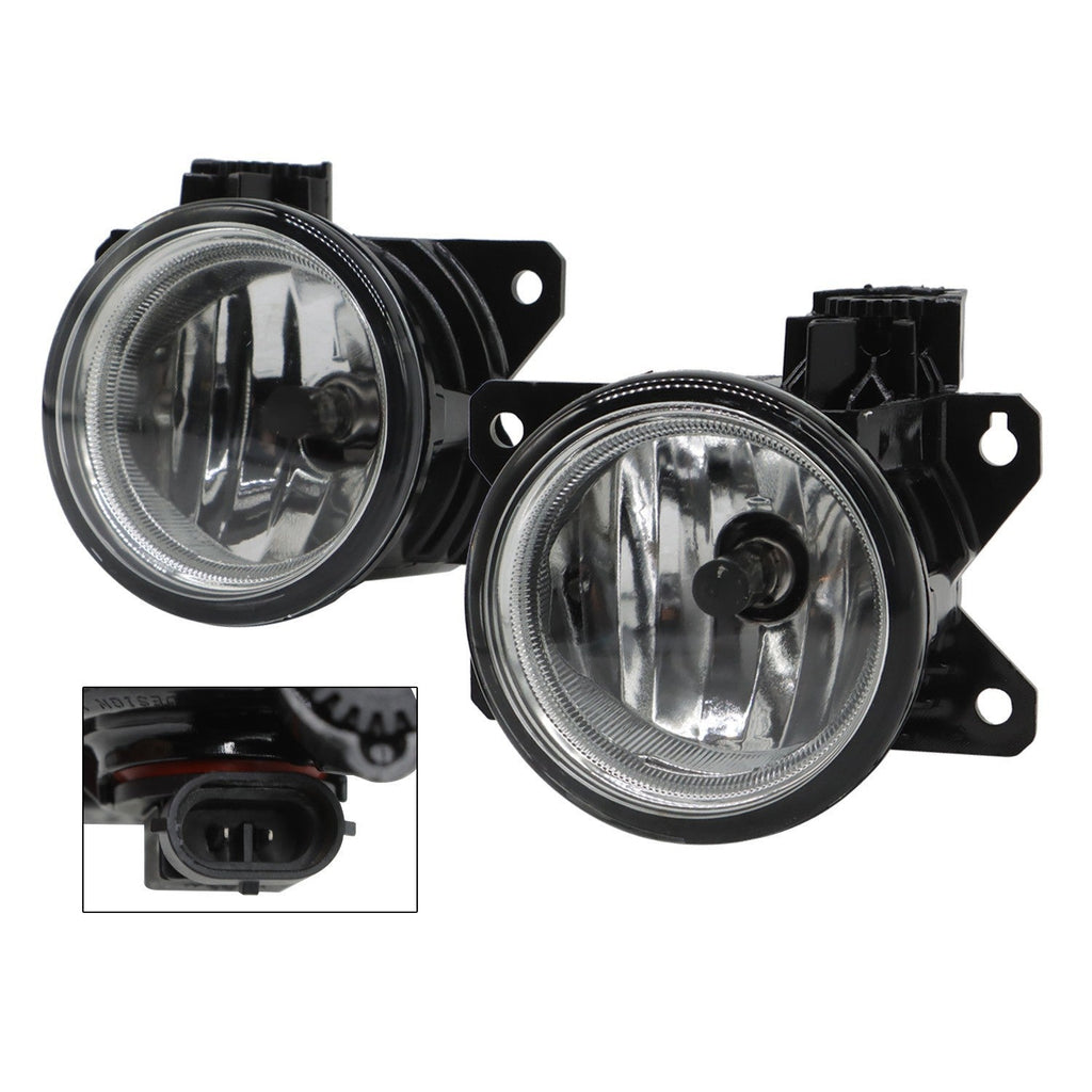 2019-2022 Honda HR-V Halogen Front Bumper Fog Lights with Bulbs & Switch