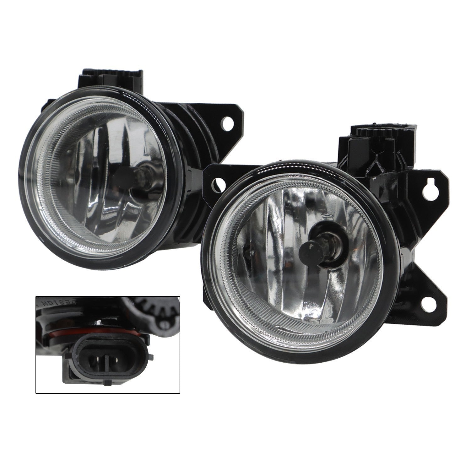 2019-2022 Honda HR-V Halogen Front Bumper Fog Lights with Bulbs & Switch