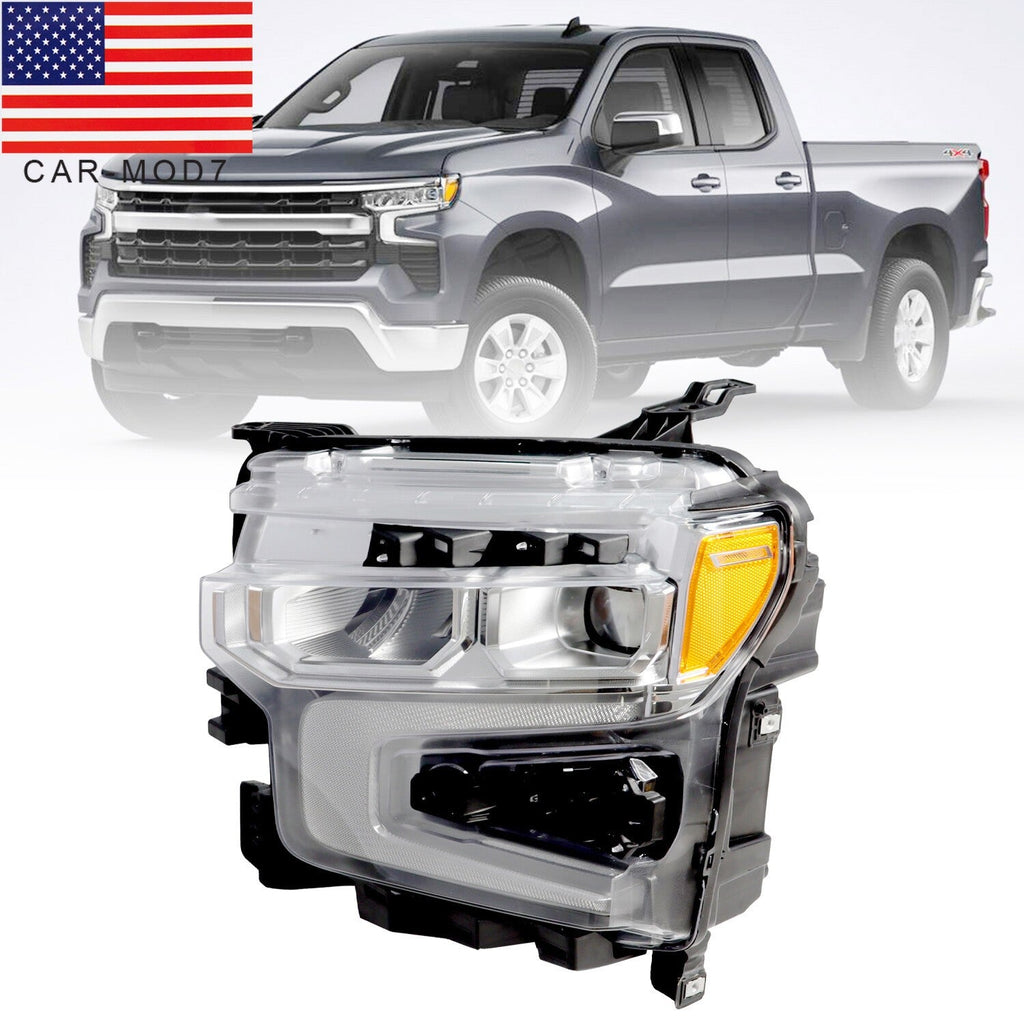 2022-2024 Chevy Silverado 1500 LT RST Left LED Headlight DRL Driver Side New