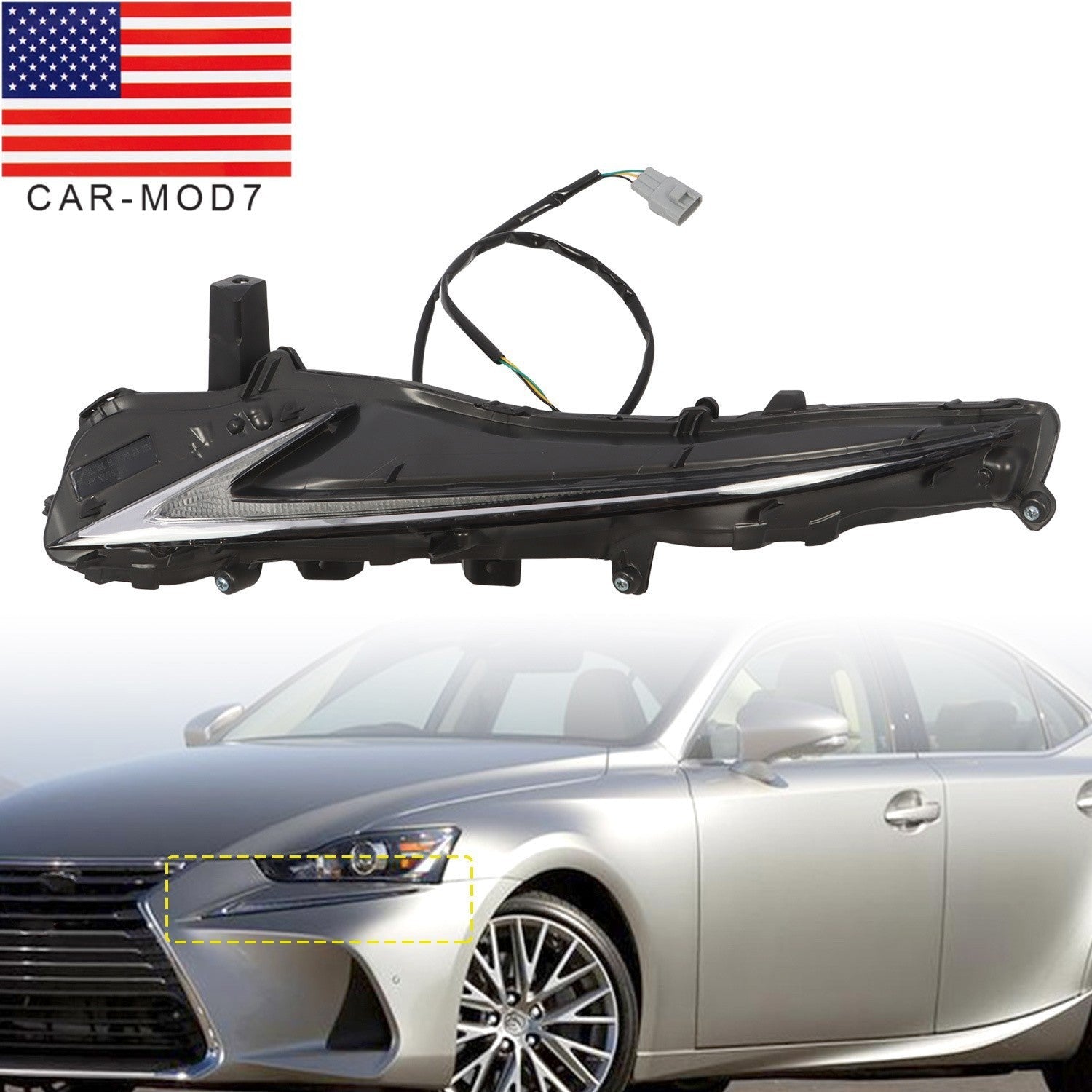 2017-2020 Lexus IS200t IS250 IS300 Left Daytime Running Light DRL 8162053060