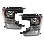 2020-2022 Ford F250 F350 SuperDuty Black Halogen Headlights Left & Right Side