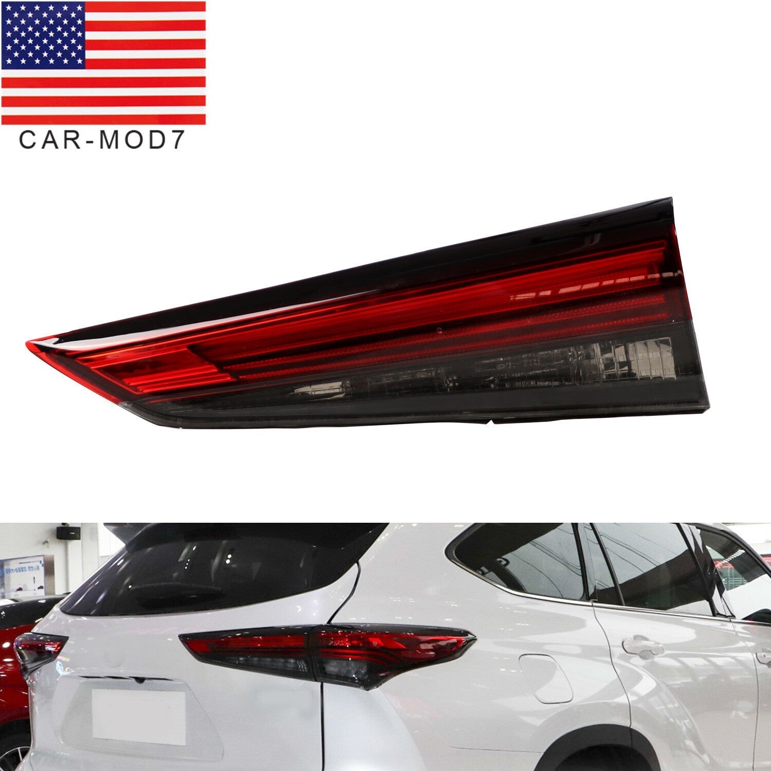 2020-2022 Toyota Highlander Right Rear Inner Tail Light Lamp Passenger Side