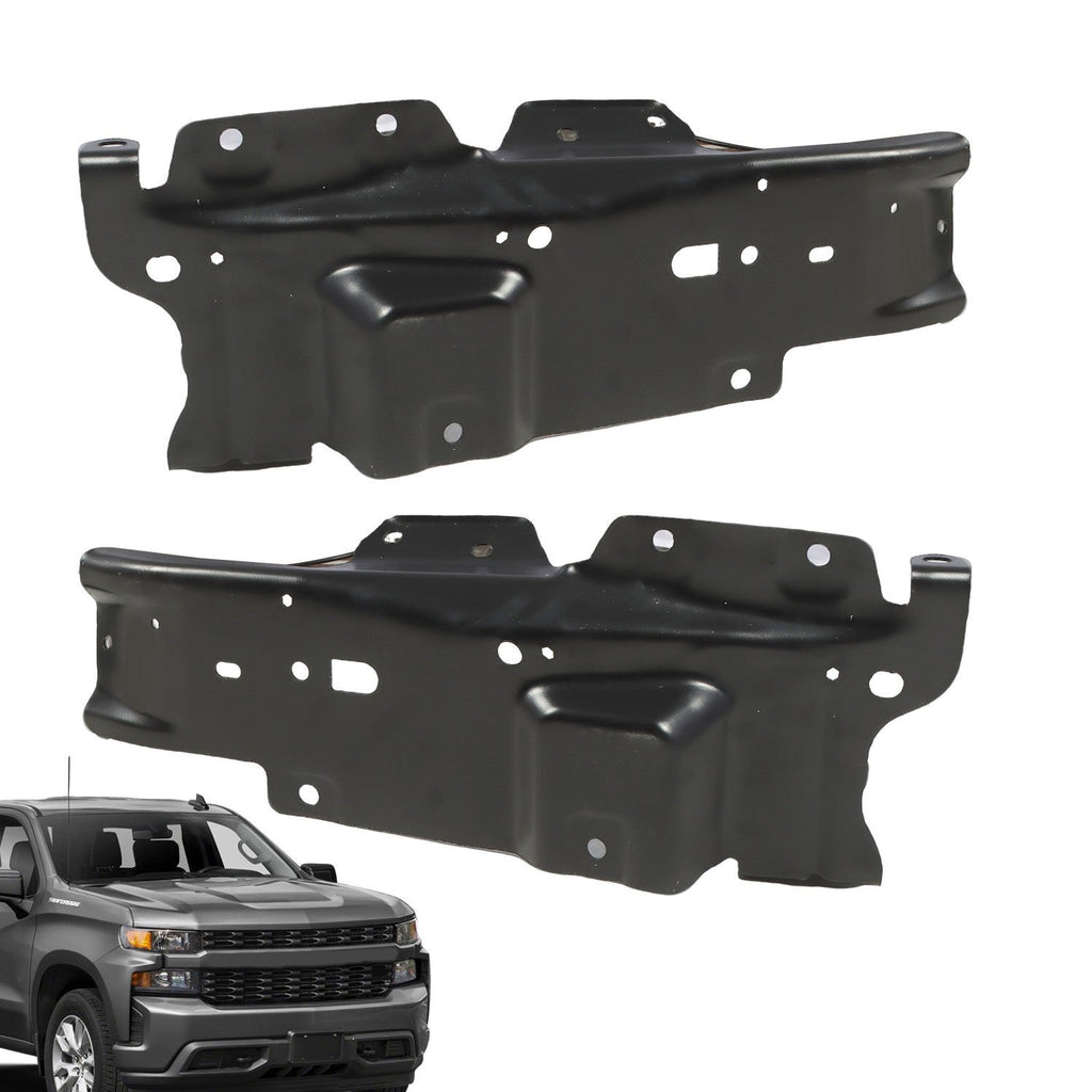 2019-2021 Silverado 1500 Front Bumper Bracket Black 84219064 84219063