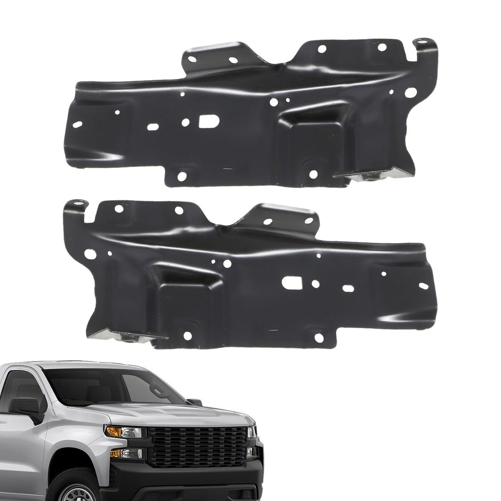 2019-2021 Silverado 1500 Front Bumper Bracket Black 84219064 84219063