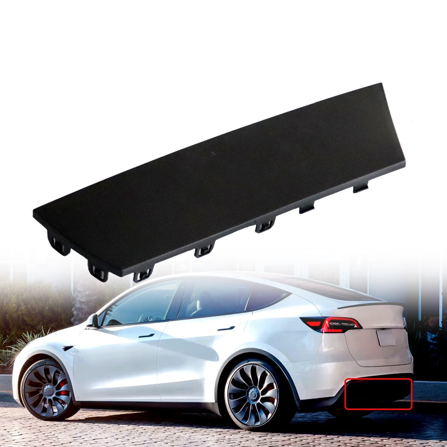 Tesla Model Y 2020-2022 Rear Bumper Tow Hitch Hook Cap Cover Trim 149400900A
