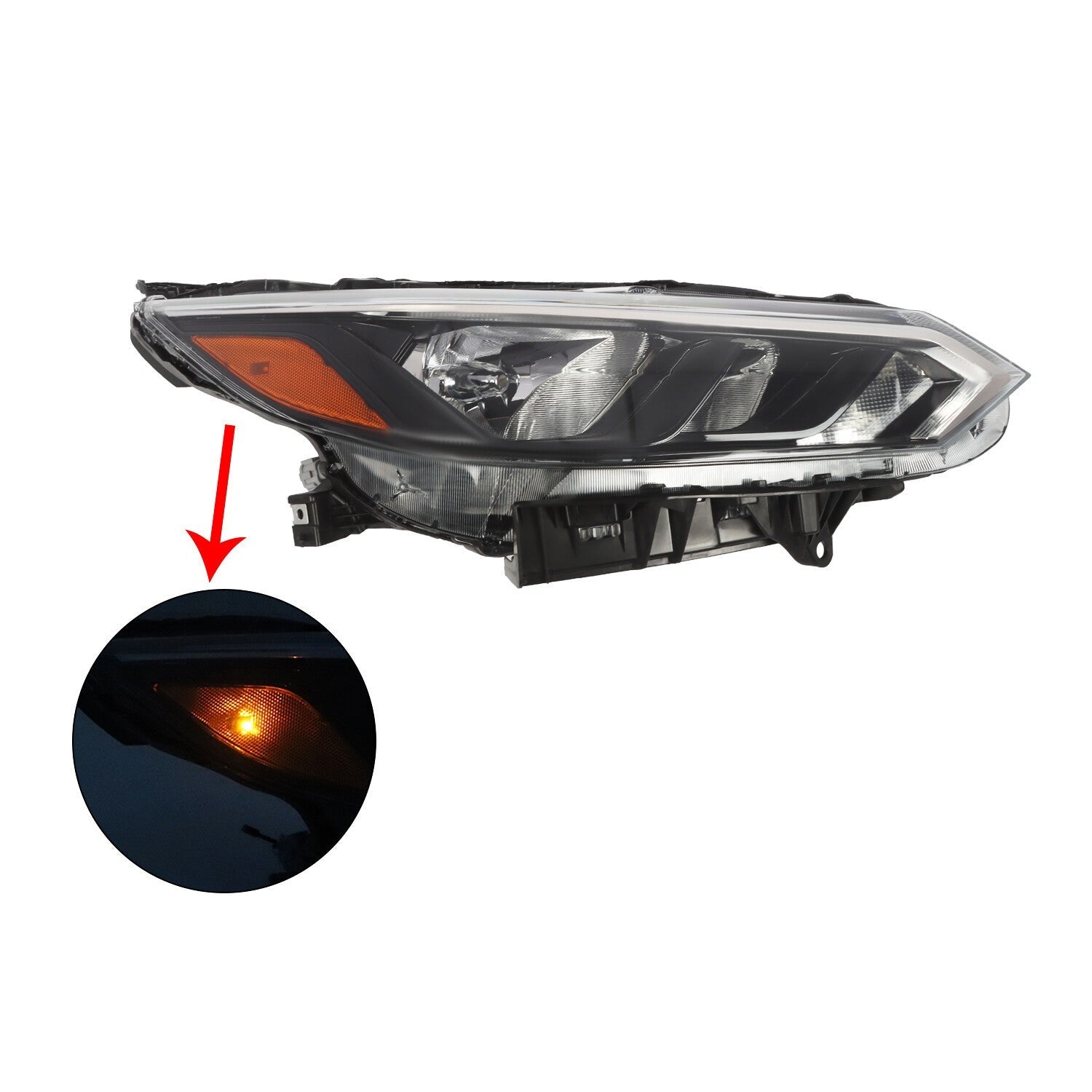 2024-2025 Nissan Sentra S/SV Right Passenger Halogen Headlight Replacement