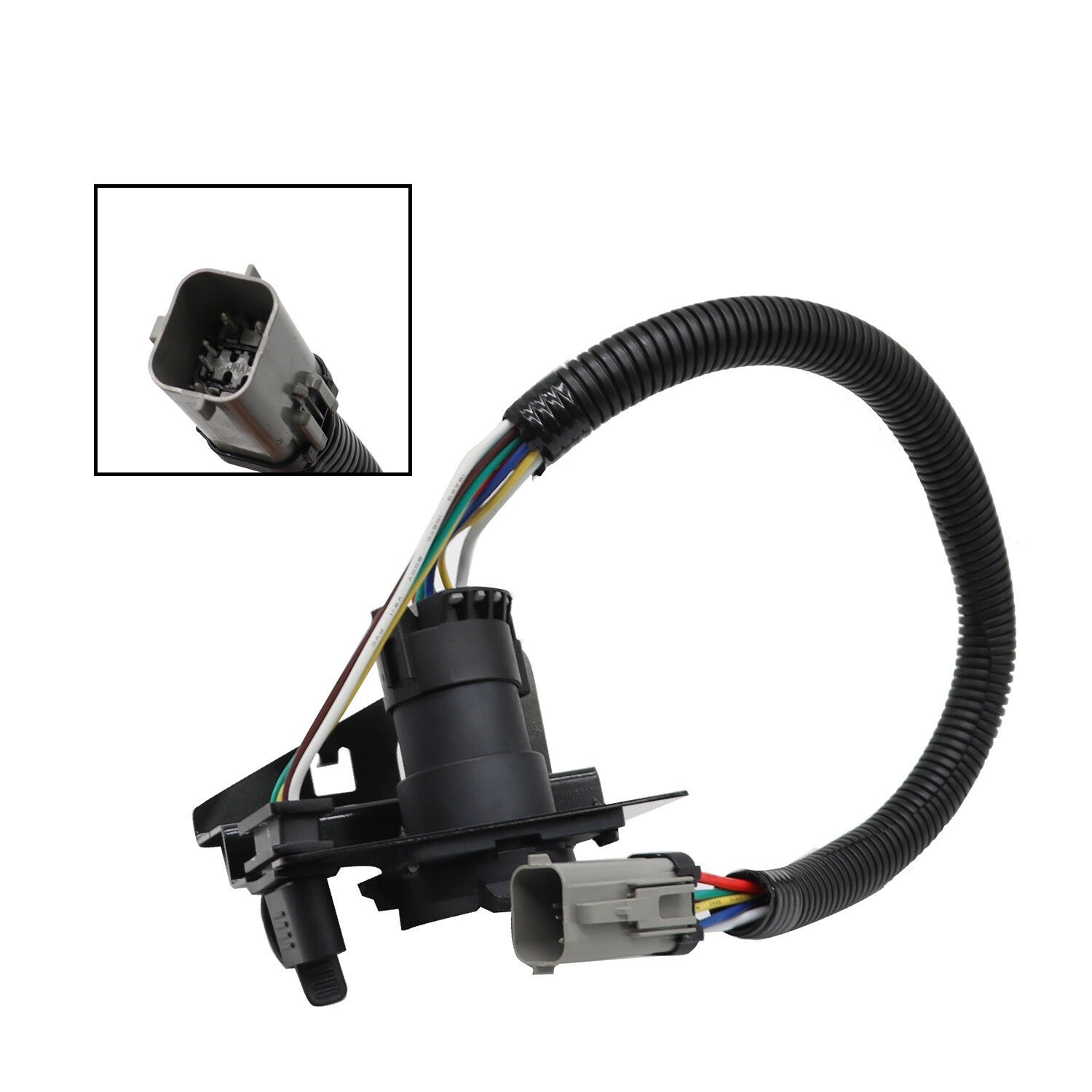 Ford F250 F350 99-01 Super Duty 4 & 7 Pin Trailer Tow Wiring Harness Plug