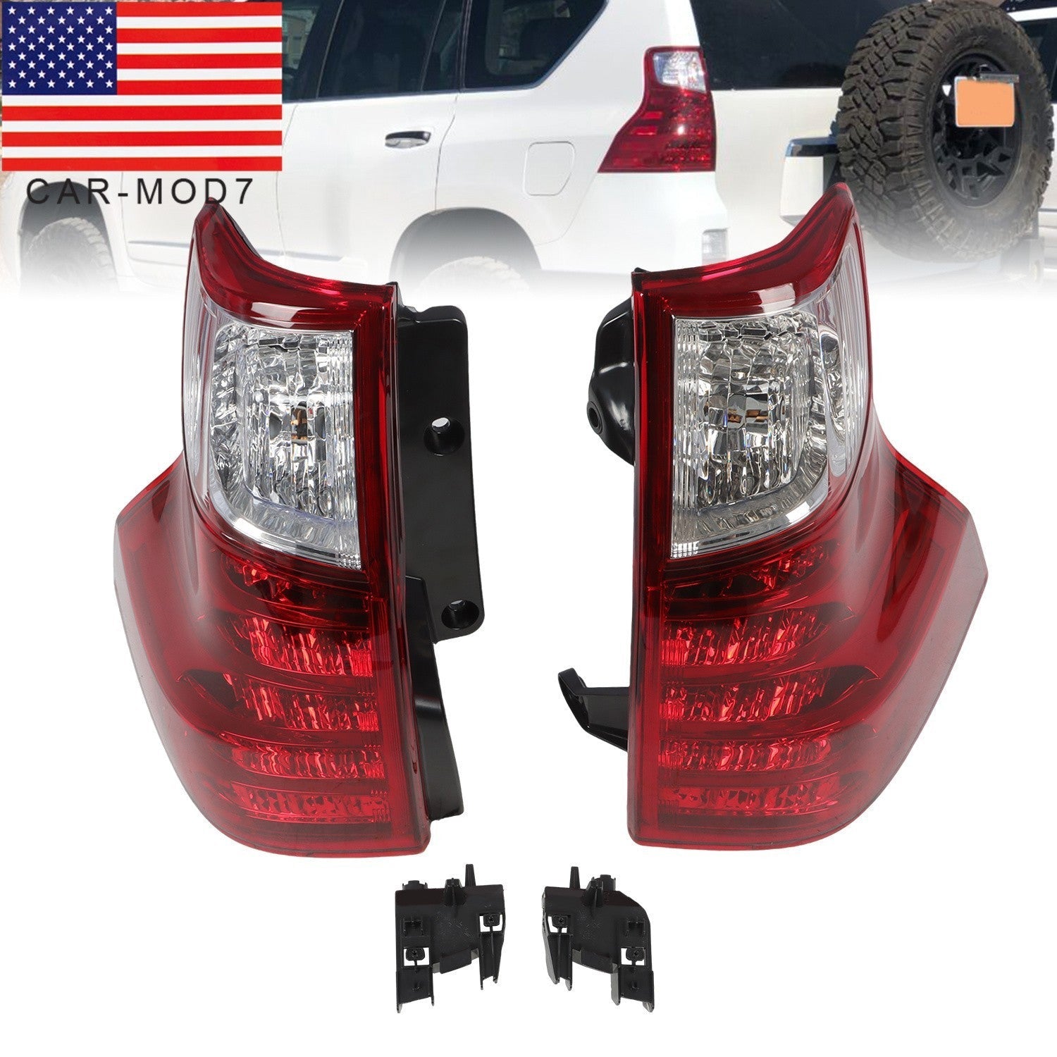 2017-2021 Lexus GX460 Right & Left Tail Lights Sport Design Package
