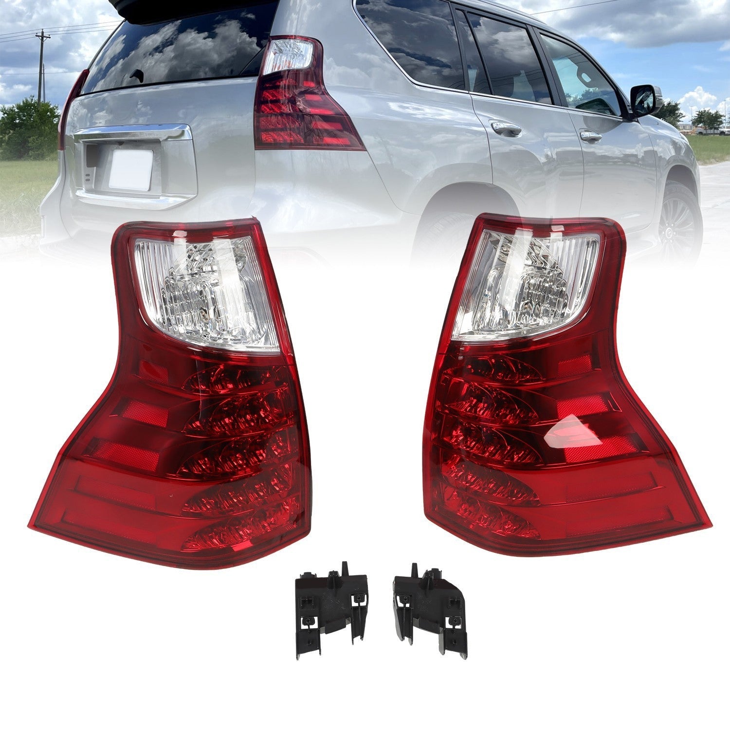 2017-2021 Lexus GX460 Right & Left Tail Lights Sport Design Package