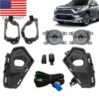 2019-2024 Toyota RAV4 LED Fog Light Assembly with Wiring & Switch Pair