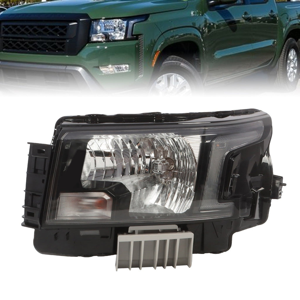 2022-2023 Nissan Frontier Left Halogen Headlight with Bulbs Replacement