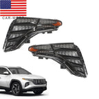 2022-2023 Hyundai Tucson LED DRL Headlights Left & Right Daytime Running Lights
