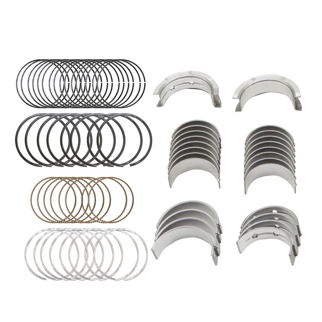 Chevy GMC LS Gen III IV 4.8L 5.3L Main Rod Bearings & Piston Rings Kit