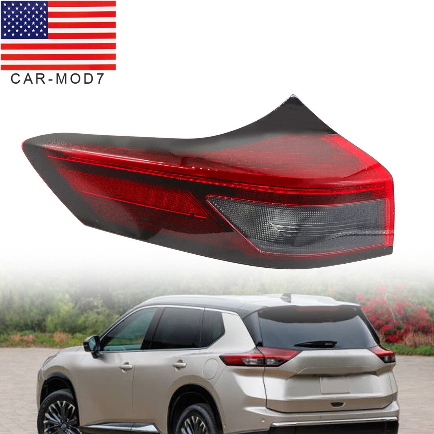 2021-2024 Nissan Rogue Left Outer LED Tail Light Brake Rear Lamp Driver Side