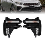 2019-2020 Kia Forte Front Bumper Fog Lights Both Sides L+R Driver & Passenger