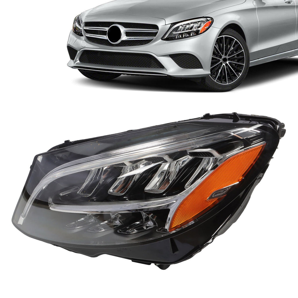 2019-2021 Mercedes-Benz C300 C43 W205 Left LED Headlight Driver Side LH