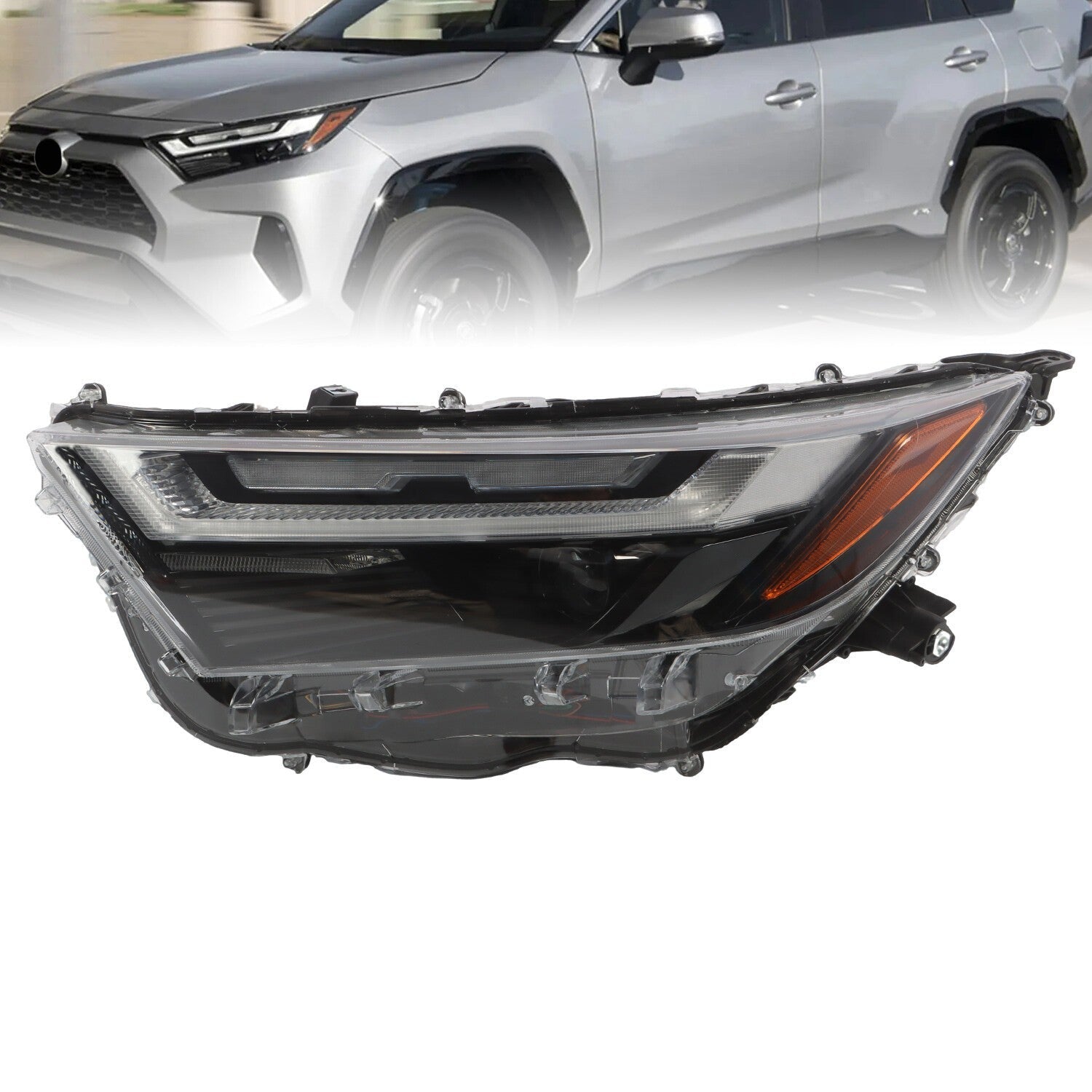 2022-2024 Toyota RAV4 Left Full LED Headlight Assembly Replacement