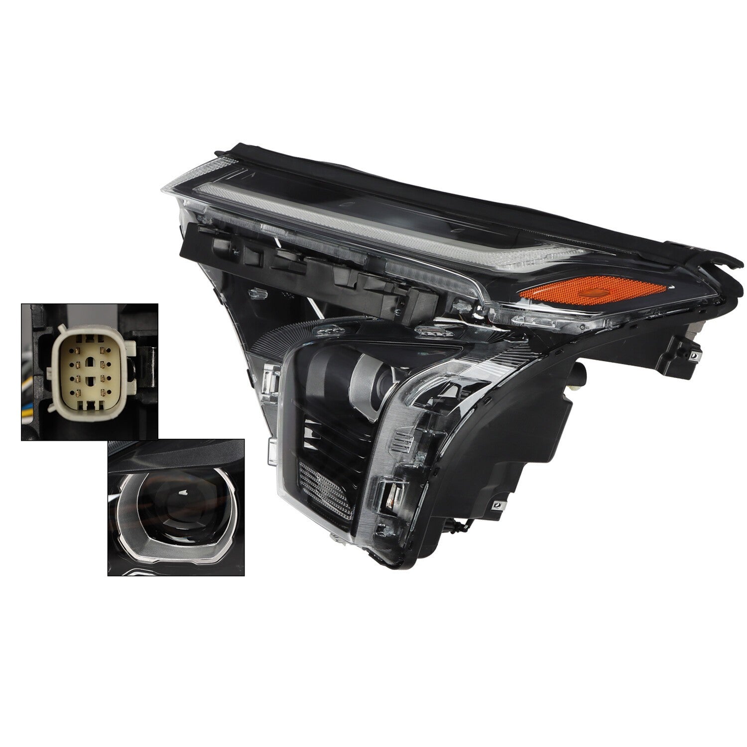 2024-2025 Chevy Trax Left LED Headlight DRL Projector Headlamp Replacement
