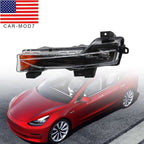 2017-2023 Tesla Model 3/Y Left Front Driver Side Dark Fog Light Lamp