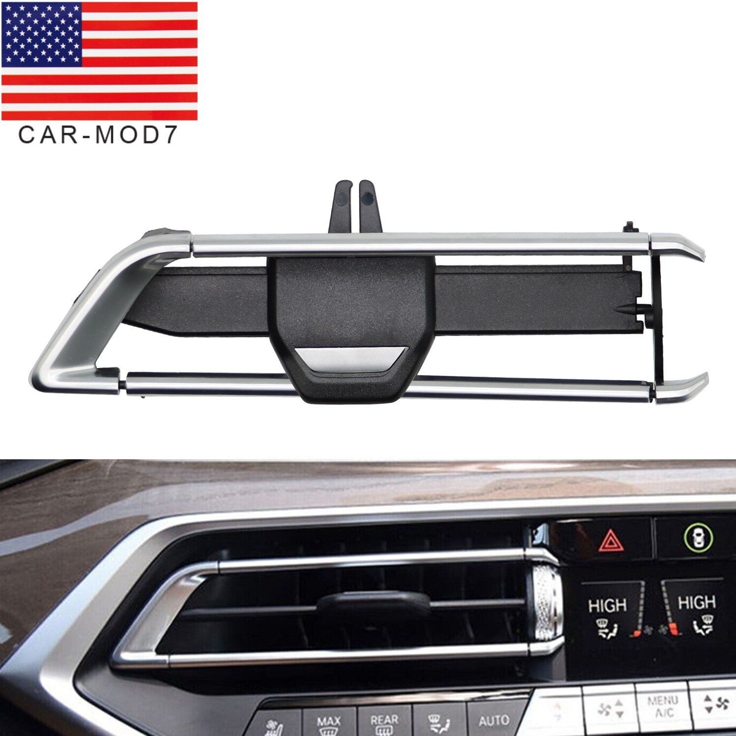 BMW X5 G05 X6 G06 X7 G07 Center Left A/C Vent Clip Repair Kit
