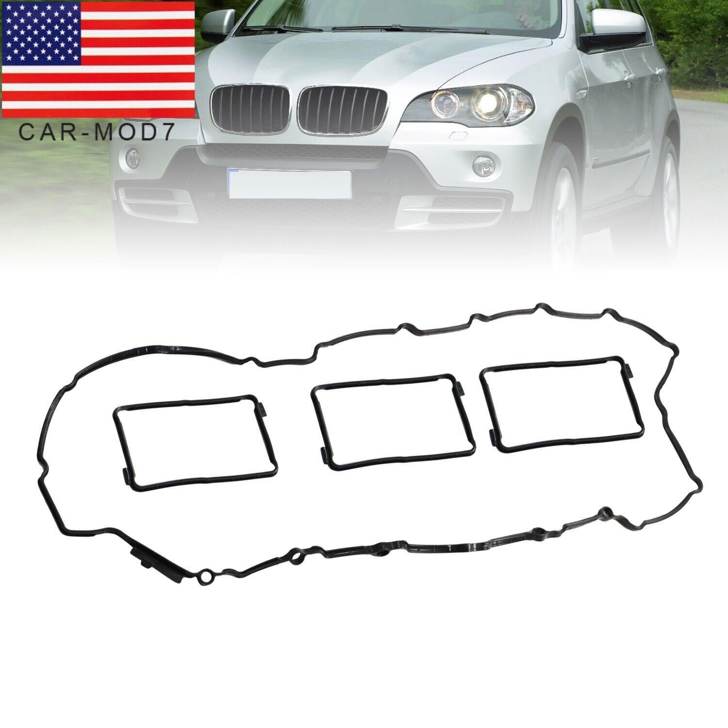 BMW N55B30 Valve Cover Gasket Set for X5 335i 535i 135i 640i E70 F11 3.0L Turbo