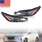 2021-2023 Nissan Rogue LED DRL Halogen Signal Upper Headlights Left & Right