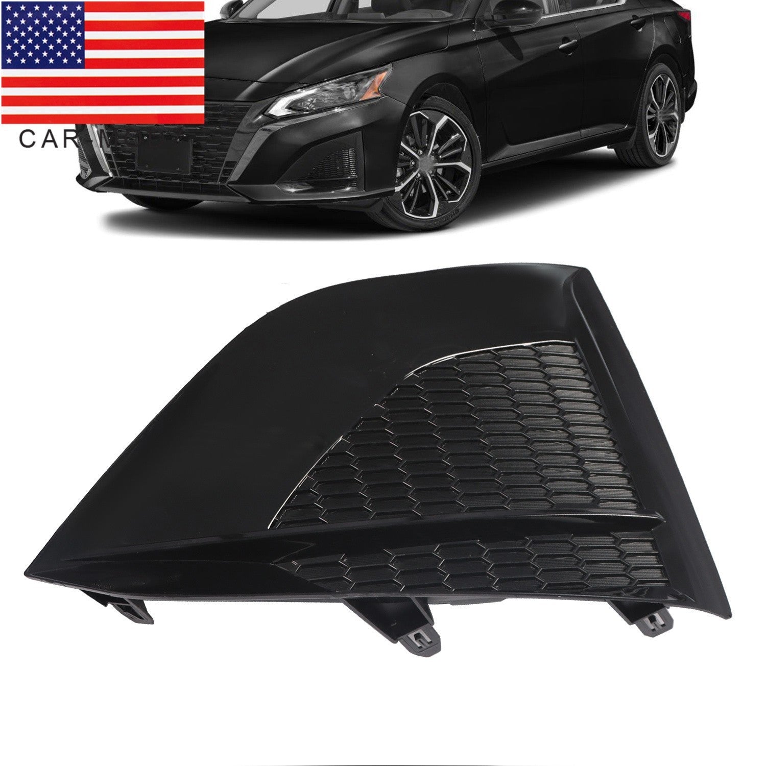 2023-2024 Nissan Altima Left Front Fog Light Cover Gloss Black LH