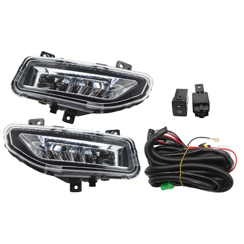 Nissan Frontier 2020-2024 LED Front Bumper Fog Lights Lamps Replacement