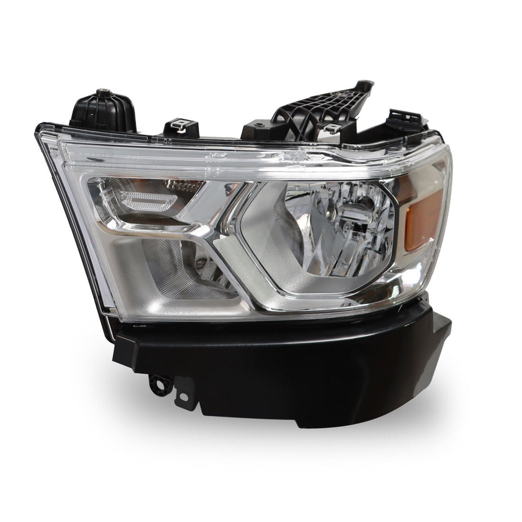 2019-2023 Dodge RAM 1500 Left Driver Chrome Halogen Headlight Headlamp