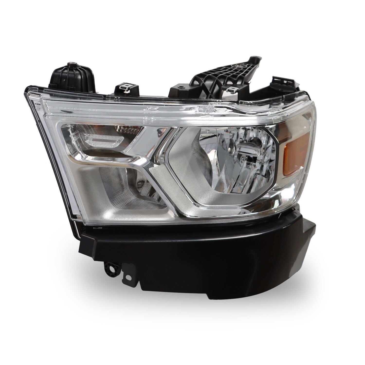 2019-2023 Dodge RAM 1500 Left Driver Chrome Halogen Headlight Headlamp