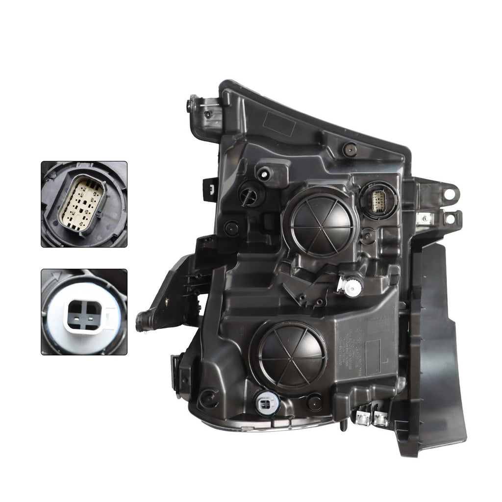 2019-2023 Dodge RAM 1500 Left Driver Chrome Halogen Headlight Headlamp