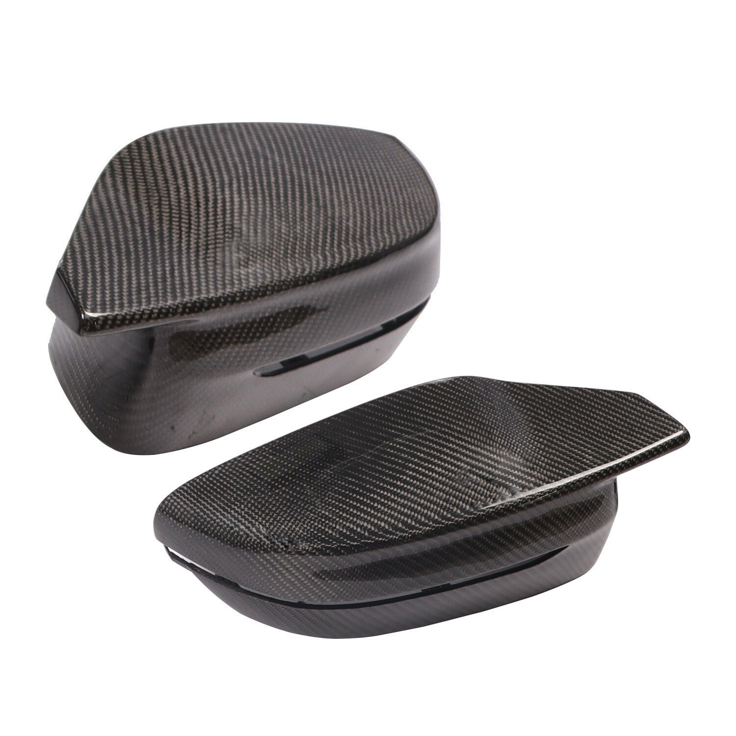 Carbon Fiber Side Mirror Caps for 21-25 BMW G80 G82 G83 G87 M2 M3 M4