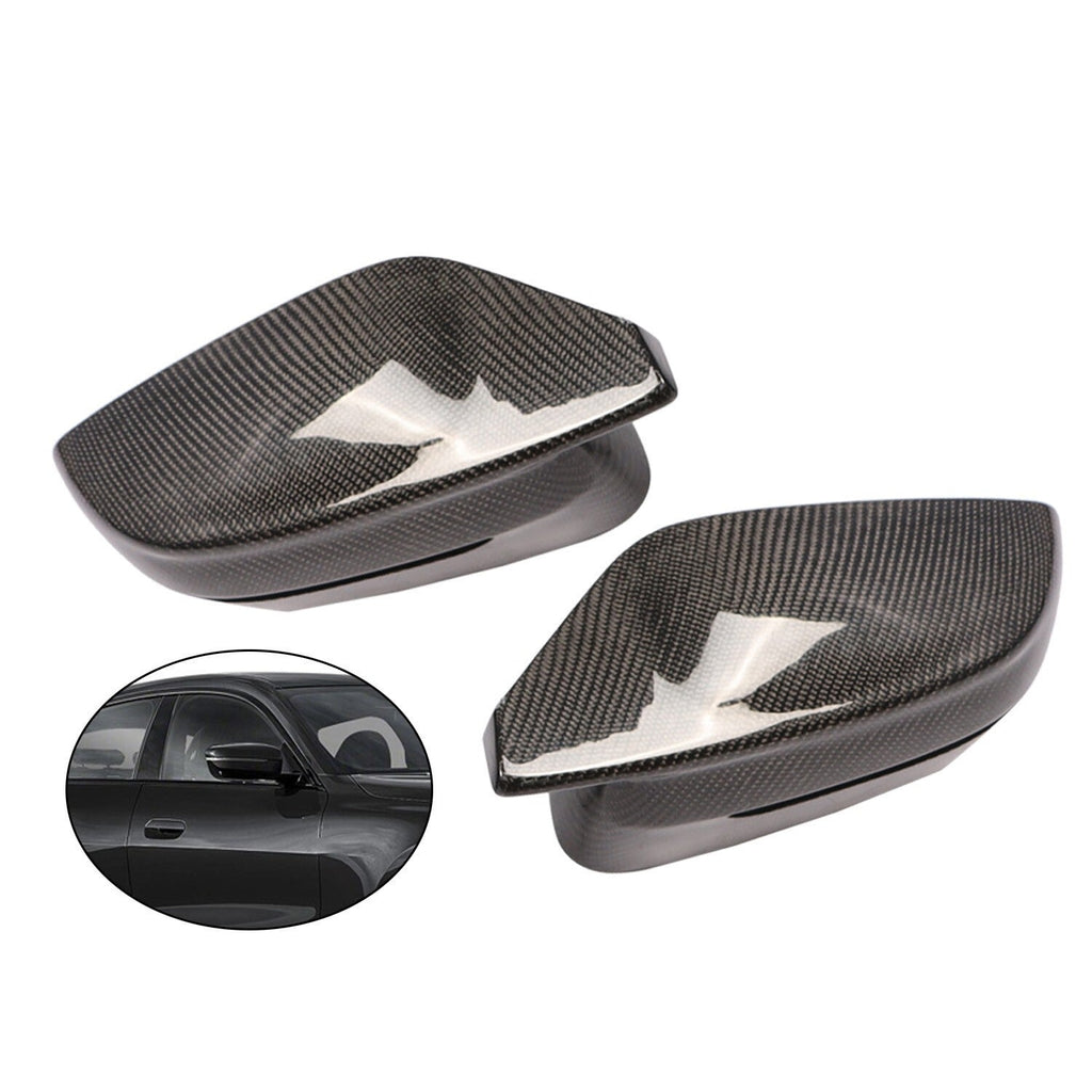 Carbon Fiber Side Mirror Caps for 21-25 BMW G80 G82 G83 G87 M2 M3 M4