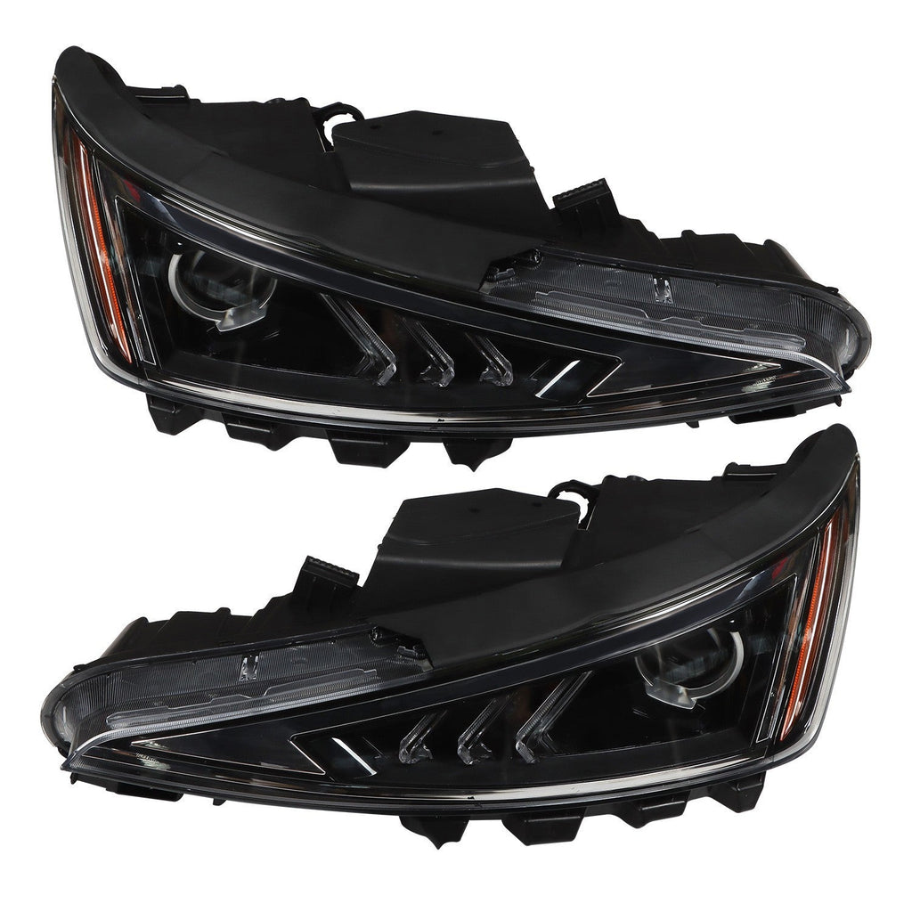 2019-2020 Hyundai Elantra Halogen Headlight Pair Left & Right RH+LH